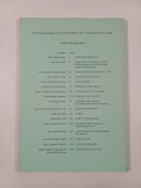 International encyclopedia of comparative law, Vol. 14 - Copyright and industrial property