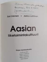 Aasian liiketoimintakulttuurit (signeerattu, tekijän omiste)