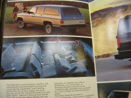 Chevrolet Chevy Van Suburban Astro -myyntiesite / sales brochure