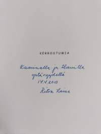 Kerrostumia (signeerattu, tekijän omiste)