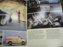 Chevrolet Chevy Van Suburban Astro -myyntiesite / sales brochure