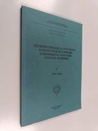 Neuropsychological function in patients with first-episode schizophrenia and severe affective disorders