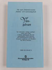 Vängåvan : födelsedags- och namnsdagsbok