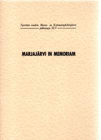 Marjajärvi in memoriam