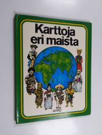Karttoja eri maista : Uusi kuvakartasto perheen pikkuväelle