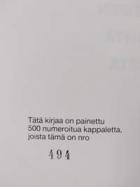 Luettelo Eeli Jaatisen piirtämistä korteista (numeroitu)