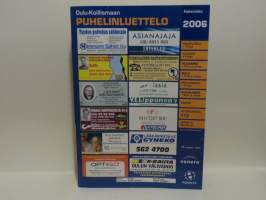 Oulu-Koillismaan puhelinluettelo / keltaiset sivut 2006
