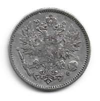 50  penniä  1907  hopeaa