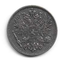 50  penniä  1908  hopeaa