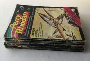 Perry Rhodan - miehemme maailmankaikkeudessa 2-12 /1975, nro 9 puuttuu (10 vihkoa)