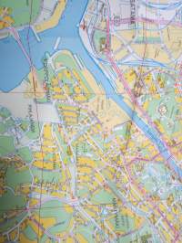 Turku matkailukartta - Turistkarta 1985 (kartta)