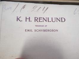 K. H. Renlund, erikoinen, sensuurissa käynyt kappale (leimaus kannessa)