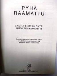 Pyhä Raamattu (1992 suomennos) pienikokoinen kovakantinen
