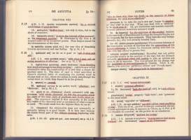 M Tullius Cicero - De Amicitia, 1956. Laelius - A Dialogue on friendship.  Englanninkieliset seitykset /kommentit /sanasto. Elementary Classics -sarja.