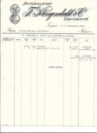 F Klingendahl &amp; Co Tampere 1935 -  firmalomake