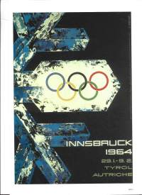 Innsbruck 1964  Olympia juliste koko A4