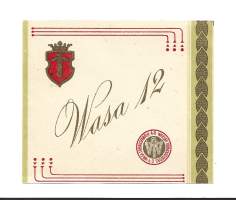 Wasa 12   - tupakkaetiketti