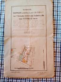 Kartta v.1919 Hannulan perintötila Hartola