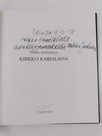 Kirkko Karjalassa (signeerattu, tekijän omiste)