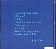 Eläköön Nalle Puh! : Juhlakirja koko maailman parhaalle karhulle, 2001.