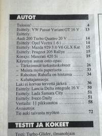 Tuulilasi 1989 nr 6, Suurvertailu 11 pikkuautoa