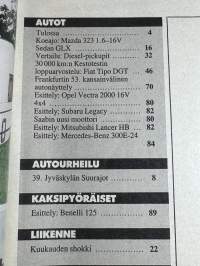 Tuulilasi 1989 nr 10, Pickup- vertailu sis Mercedes- Benz SL liitteen
