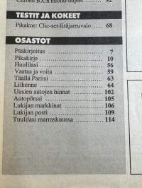 Tuulilasi 1989 nr 10, Pickup- vertailu sis Mercedes- Benz SL liitteen