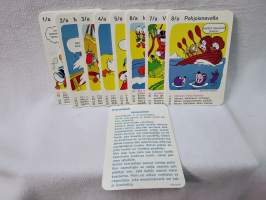 Aku Ankka kvartettipeli v.1969
