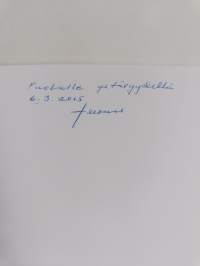 Matkamiehen mietteitä (signeerattu, tekijän omiste)