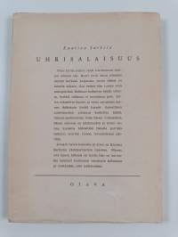 Uhrisalaisuus : runoja