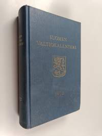 Suomen valtiokalenteri karkausvuosi 1972