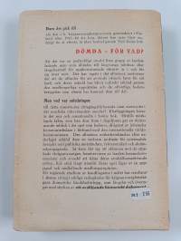 Dömda - för vad? : krigsansvarighetsfrågan 1944-1949