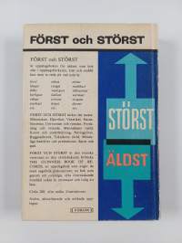 Först och störst - Guinness rekordbok