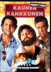 DVD - Kauhea kankkunen (The Hangover), 2009. Pidennetty versio! Yksi viimevuosien komediahelmistä! Seikkailuakin.