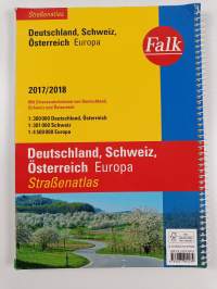 Falk Straßenatlas Deutschland, Österreich, Schweiz, Europa 2017/2018 1:300000