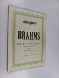 Ein deutsches requiem : a german requiem : für zwei solostimmen chor und orchester
