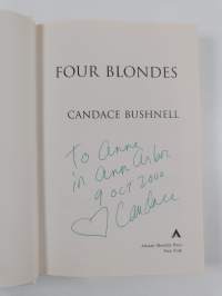 Four Blondes (signeerattu, tekijän omiste)