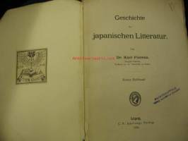 Geschichte der Japanischen Litteratur