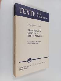 Abhandlung über das erste prinzip : tractatus de primo principio