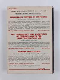 The technology of heavy non-ferrous metals and alloys : copper, nickel, zinc, tin, lead