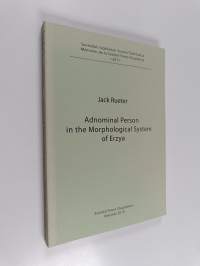 Adnominal person in the morphological system of Erzya