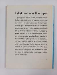 Lyhyt autohuollon opas