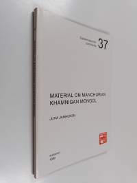 Material on Manchurian Khamnigan Mongol