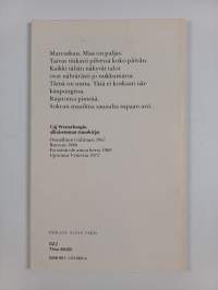 Äänesi : runoja