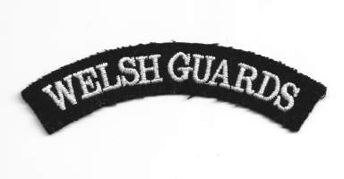 WELSH GUARDS - II WWW mukainen- Slovakia   hihamerkki kangasmerkki