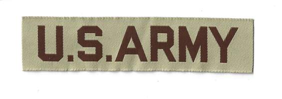 U.S ARMY- Slovakia   hihamerkki kangasmerkki