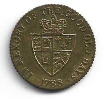 Georgius  III / In memory of the goods days 1788   -  poletti