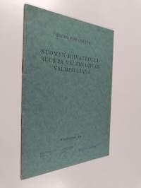 Suomen hiivateollisuus ja valtio hiivan valmistajana
