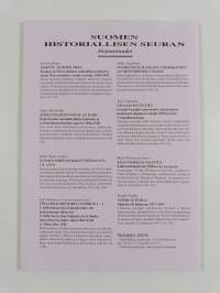 Historiallinen aikakausikirja 1/1997 : Historia ja sen tulevaisuus