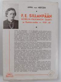 F.e. sillanpään nobelin-palkinnon saanti ja Ruotsin matka vv. 1939-40